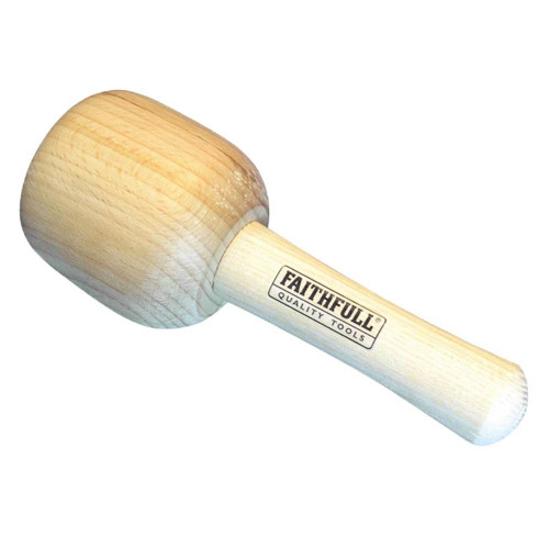 Faithfull Heavy-Duty Carvers Mallet Beech 90mm