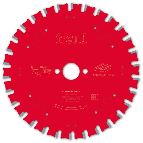 Freud Sandwich Panel Saw Blade 160mm x 20mm 30T image