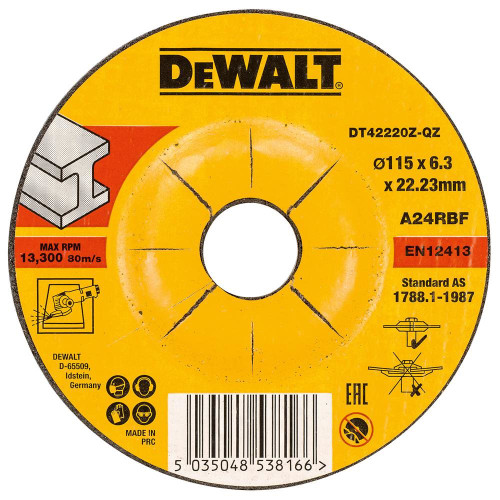 Dewalt Metal Grinding Disc 115mm image