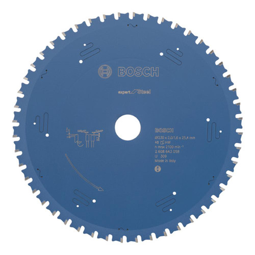 Bosch Ferrous Metal Saw Blade 230mm x 25mm 48T image