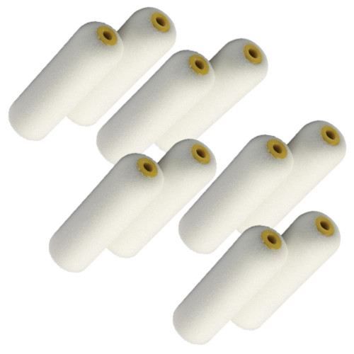 Draper 100mm Foam Paint Roller Sleeves, Pack of 10 image