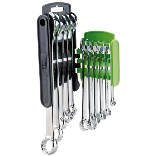 Draper 11 Piece Combination Spanner Set Green image