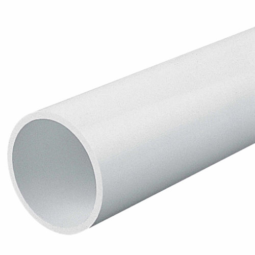 25mm uPVC Round Conduit 3m Length White