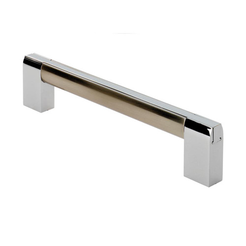 Carlisle Brass Salano Handle 320mm - Satin Nickel/Polished Chrome image