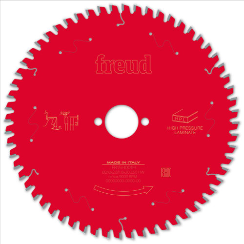 Freud High Pressure Laminate Saw Blade 210mm x 30mm 60T Corded image