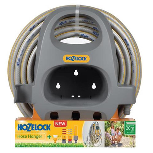 Hozelock 23640000 Hose Hanger Starter Kit with 20m & Fittings image
