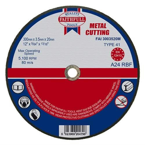 Metal Cut Off Disc 300 x 3.5 x 20mm
