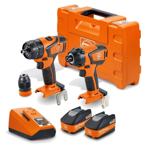 Fein 18V Brushless 2 Piece Kit with 2x 5.0Ah Batteries, Charger and Case