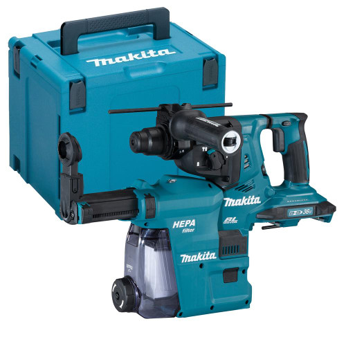 Makita DHR281ZWJ 36V (Twin 18V) LXT SDS Drill DX09 Dust Box with