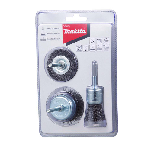 Makita Wire Brush Set For Drill image