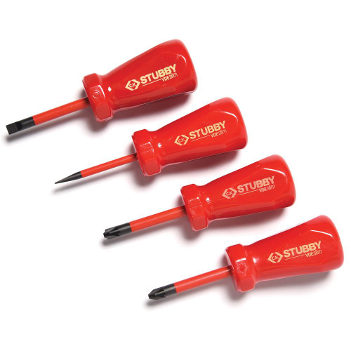 CK Stubby VDE Slim Screwdriver 4 Piece Set image