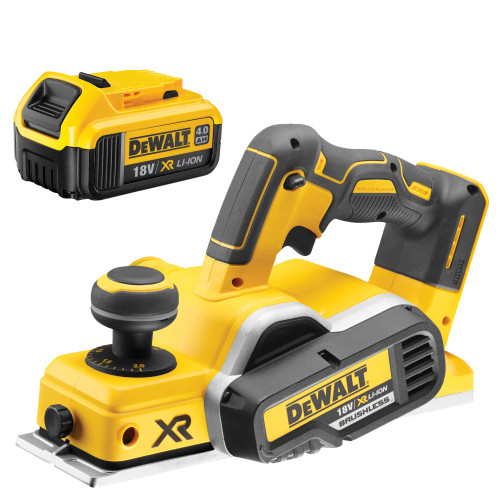 Dewalt 18v XR Li-ion Brushless Cordless Planer (1 x 4.0Ah)
