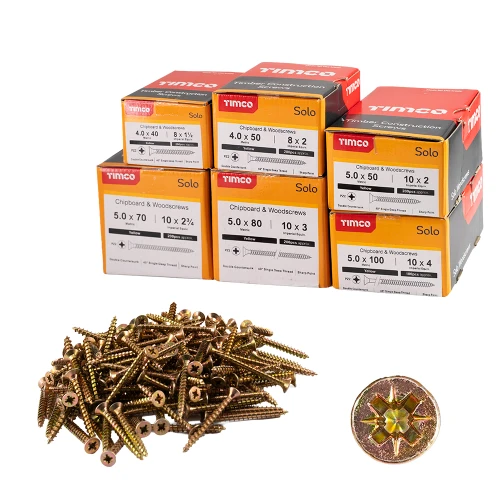 Timco Woodscrew Trade Bundle - Box of 1100 image