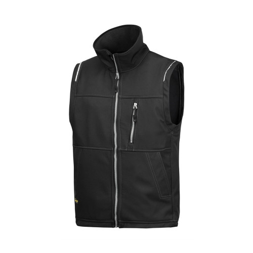 Snickers Profiling Soft Shell Vest - Black