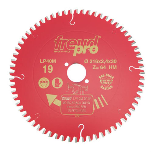 Freud Pro 216mm 64 Tooth Cross Cutting Circular Saw Blade image