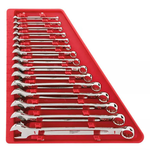 Milwaukee 15 Piece Imperial Combination Spanner Set image