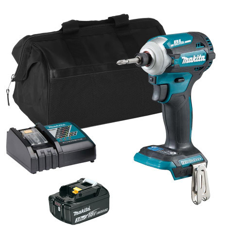 Makita DTD171ITS 18V LXT Brushless Impact Driver with 1x 3.0Ah Battery, Charger & Bag image
