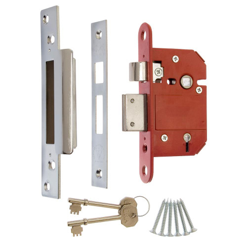 ERA BS High Security Fortress 5 Lever Sashlock 64mm - Satin image