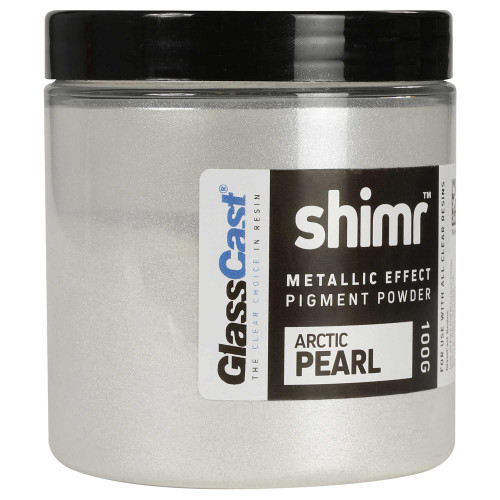 Glass Cast SHIMR Metallic Resin Pigment Powder - Arctic Pearl 100g image