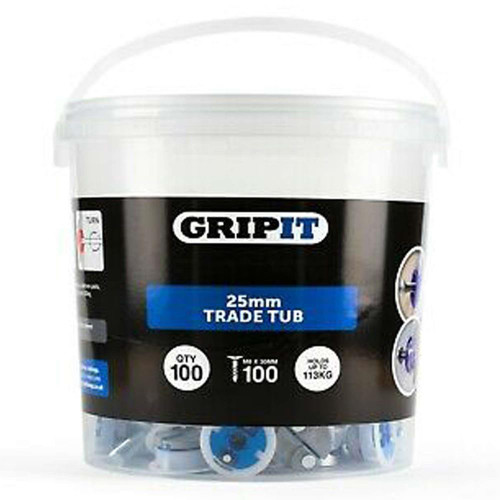 Gripit 25mm Blue Plasterboard Fixing - Pack of 100 image