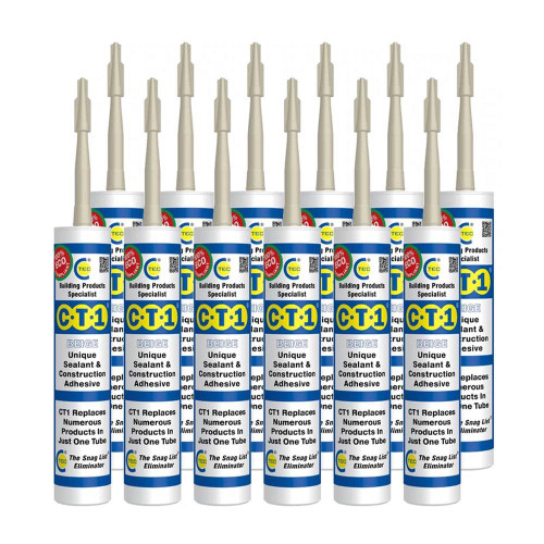 CT1 TRIBRID Unique Sealant & Construction Adhesive - 290ml Beige (Box of 12) image