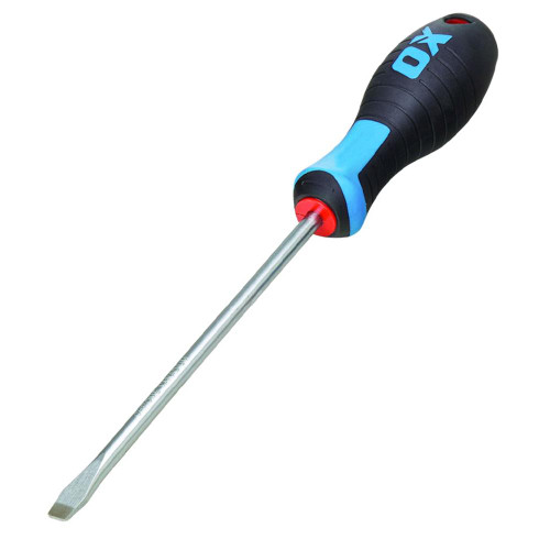 OX Pro Slotted Flared Screwdriver 75mm x 4mm