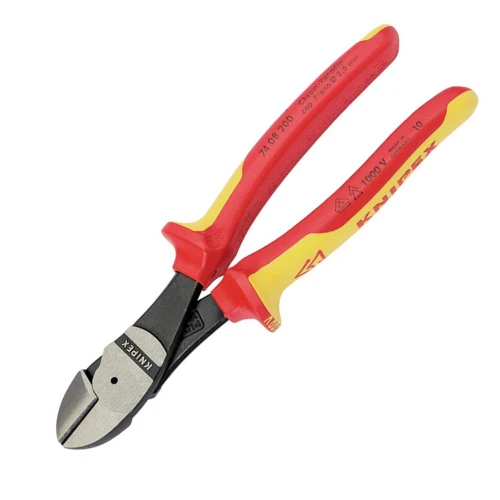 Knipex VDE High Leverage Diagonal Side Cutters 200mm