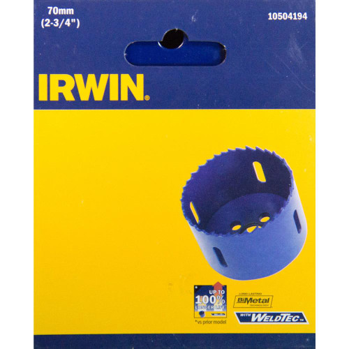 Irwin Bi-Metal Holesaw - 70mm image