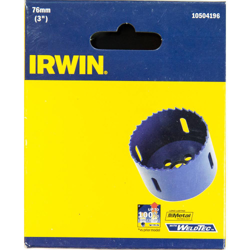 Irwin Bi-Metal Holesaw - 76mm image