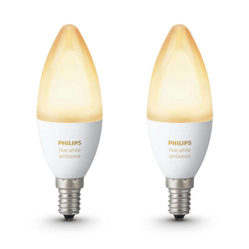 Philips Hue Bulb Twinpack - White Ambiance Single E14