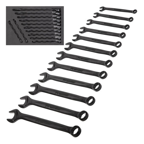 Sealey Combination Spanner Set 12pc Metric - Black Series image