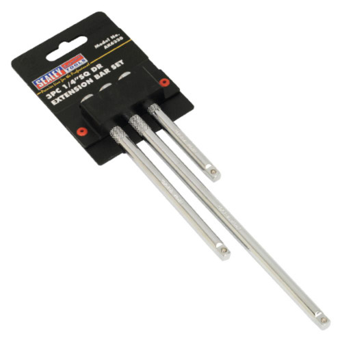Sealey Extension Bar Set 3pc 1/4'' Sq Drive image