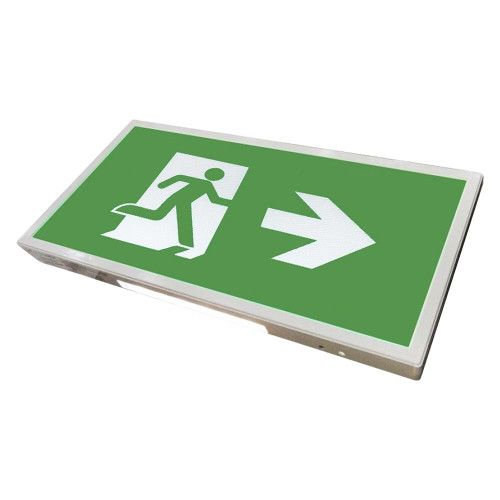 EMCO LED Emergency Slimline Exit Box - Right Arrow image