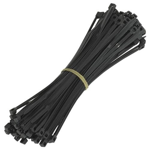 Cable Ties Black 150mm x 3.6mm Pack of 100