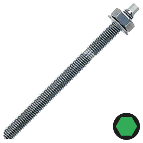 Fischer M12 x 160mm RG M Threaded Rod Steel Grade 5.8 - Pack of 10