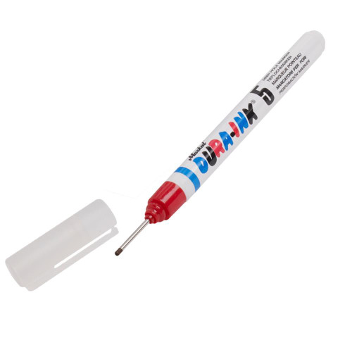 Markal Dura-Ink 5 Extended Microtip Marker (Red)