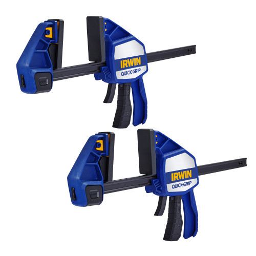 Irwin Quick-Grip Heavy-Duty Clamp 300mm / 12 Inch - Pack of 2