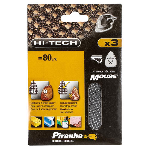 Black & Decker MESH 3x 80g Sheet, Mouse Velcro image