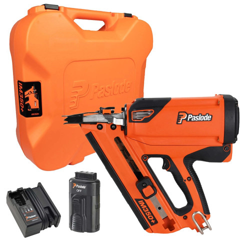 Paslode IM350+ LITHIUM 7.2V Gas First Fix Framing Nail Gun, 1x 2.1Ah Battery, Charger & Case image