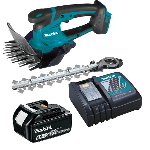 Makita DUM604RTX 18V LXT Grass Shears with 1x 5.0Ah Battery and Charger image