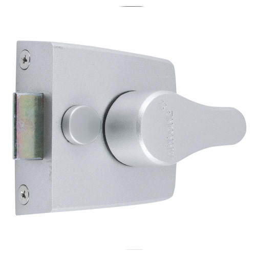 Hoppe Nightlatch - 40mm Alu/Silver Body Satin Chrome Cylinder image