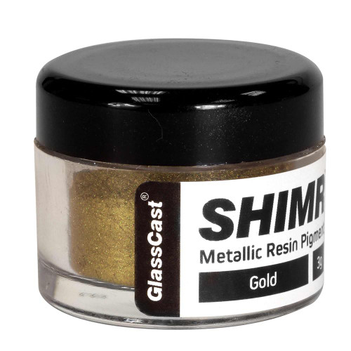 Glass Cast SHIMR Metallic Resin Pigment Powder - Gold 3g image