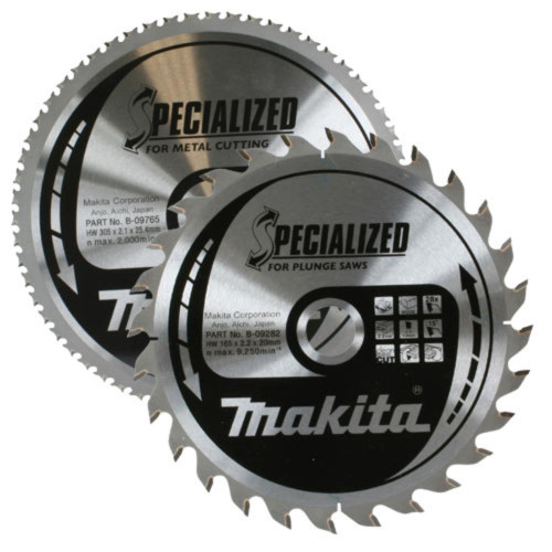 Makita 305mm 40T & 80T 'MAKBLADE' TCT Circular Saw Blade Twinpack image