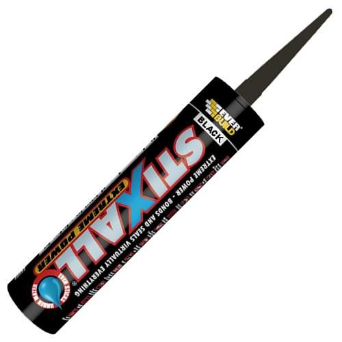 Everbuild Stixall Extreme Power, Building Adhesive and Sealant Hybrid, Black, 290 ml