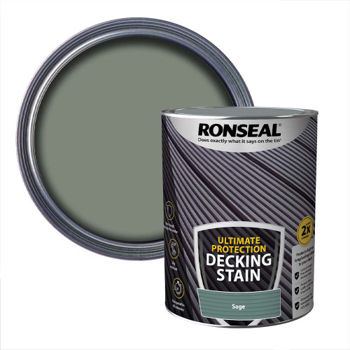 Ronseal Ultimate Protection Decking Stain 5L Sage