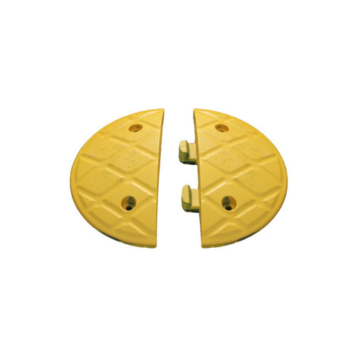JSP Jumbo 5cm Speed Ramp End Caps Yellow 10MPH - Pair