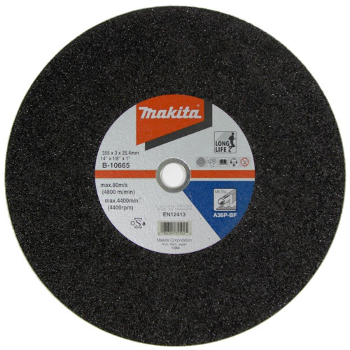 Makita B-10665 355mm (14'') Metal Cutting Disc image Makita B-10665 355mm (14'') Metal Cutting Disc image