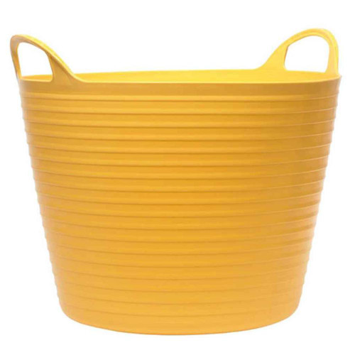 Heavy-Duty Polyethylene Flex Tub 42 Litres Yellow
