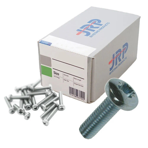 Owlett Jaton M6 40mm Recessed Pan Head Machine Screws - Box of 200 image