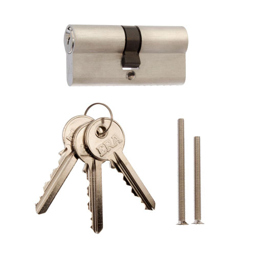 ERA 35/35 Euro Profile Double 6 Pin Cylinder - Satin image